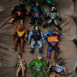 Vintage He-Man Motu action figures Masters of the Universe